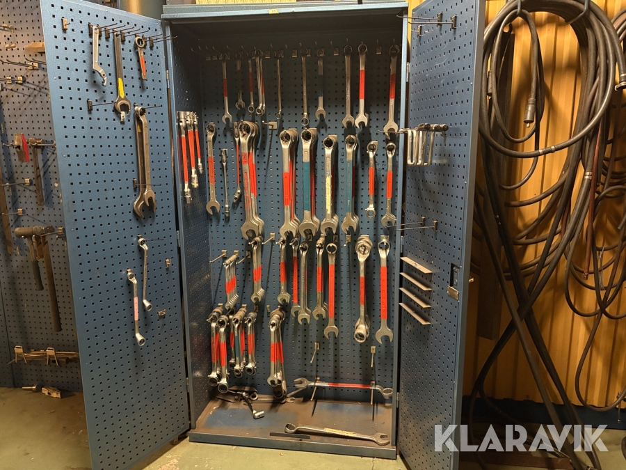 Verktygsskåp med verktyg | Blandade storlekar & dimensioner