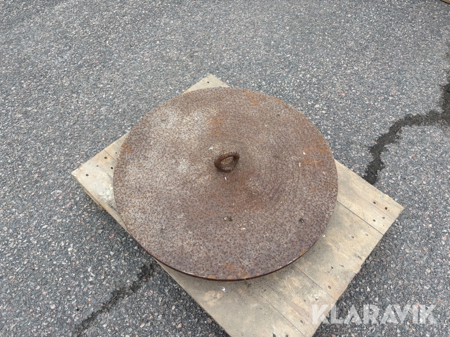 Roterande/vändskiva i stål