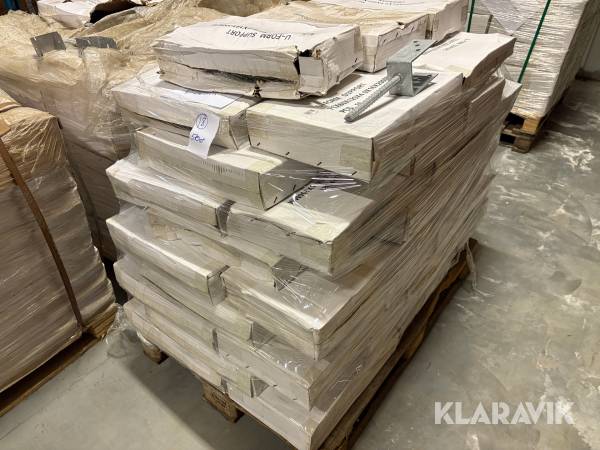 Stolpsko för ingjutning U-form 71x60x120x4.0x16x200mm 570st