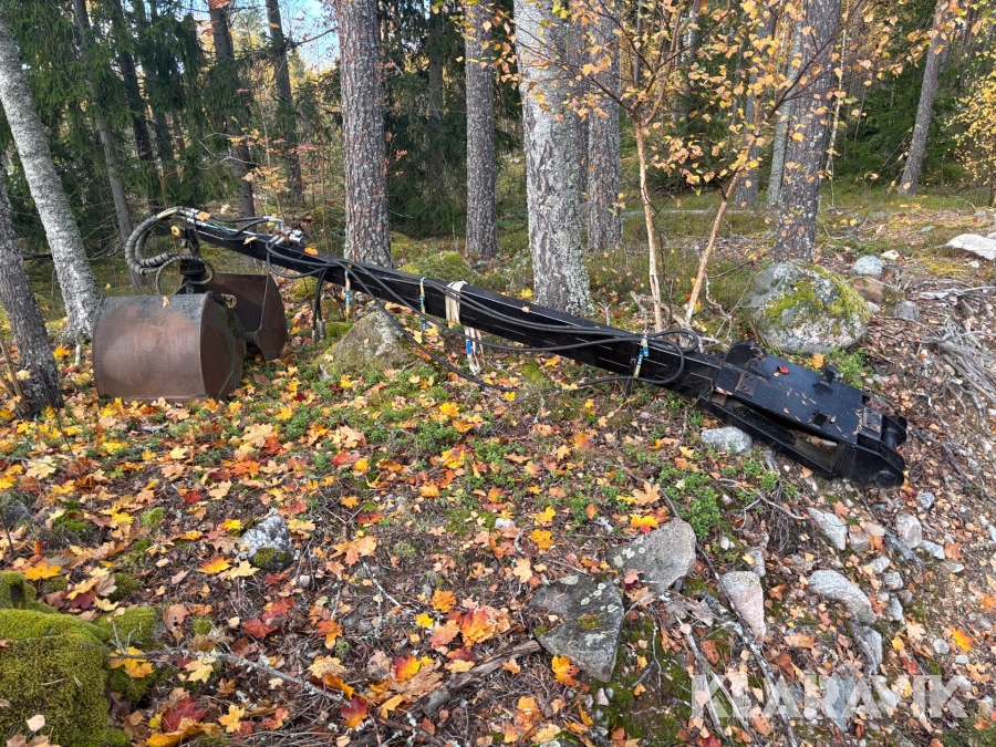 Kranarm med gripskopa