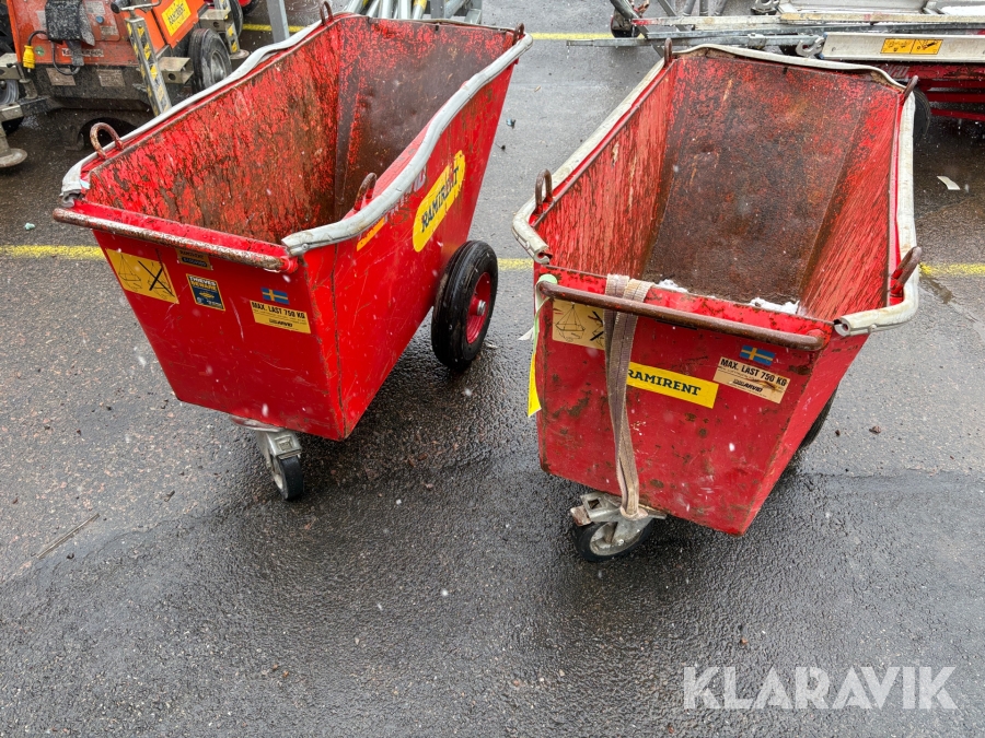 Fodervagnar Starke Arvid 750 kg 2 st