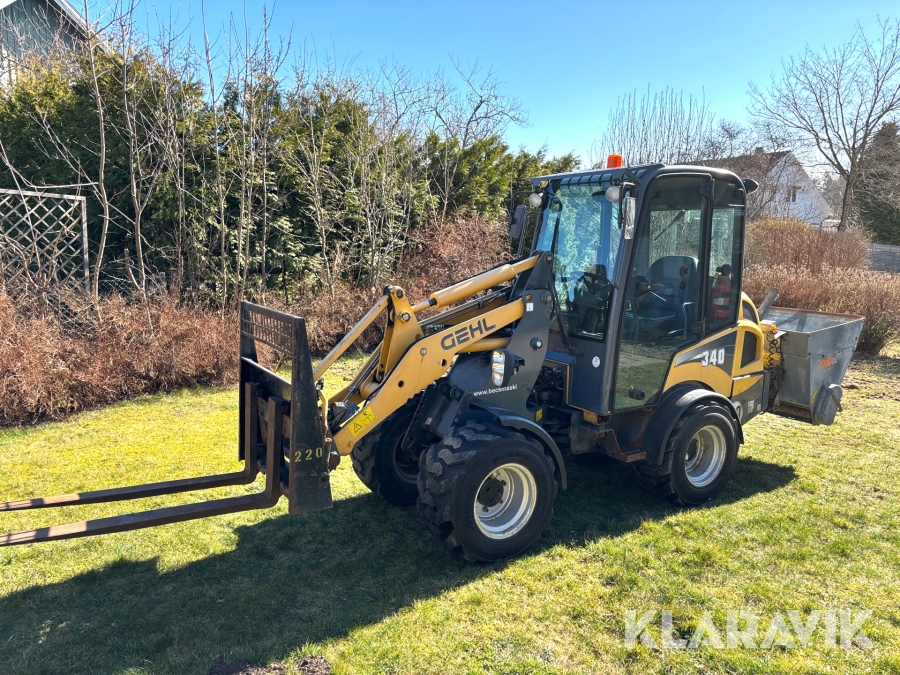 Hjullastare Gehl AL340 med redskap