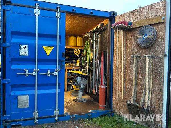 Verktygscontainer 10 fot fullutrustad