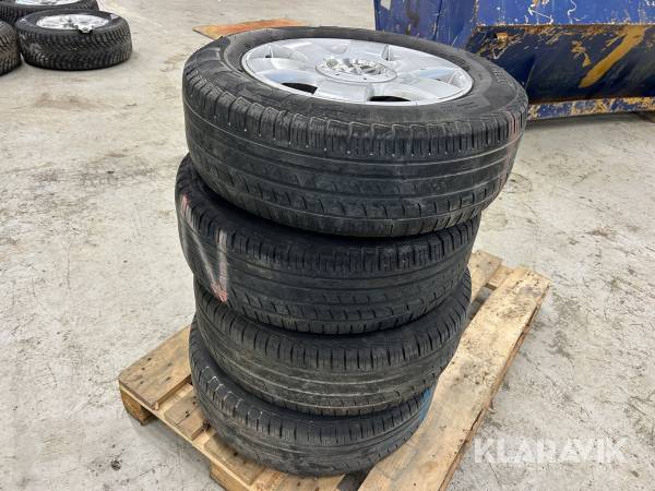 Sommarhjul på aluminiumfälgar Pirelli P7 4 st
