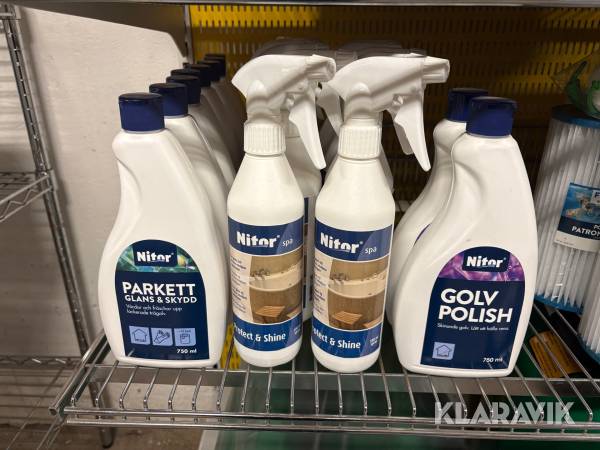 Rengöringsprodukter/skydd för  golv Nitor