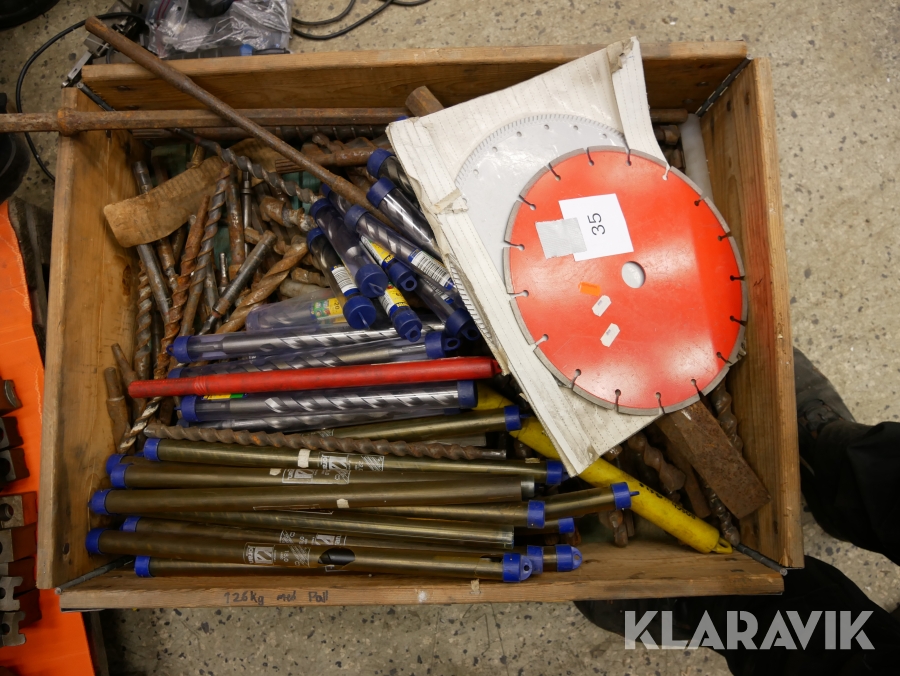 Betongborr och diamantklingor