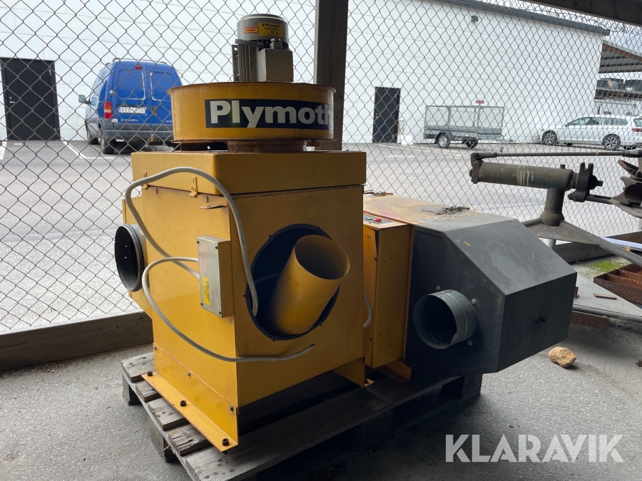 Utsugsfläkt Plymoth EFO2000 och EF3000