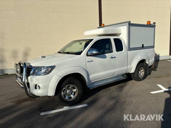 Pickup Toyota Hilux 2.5 Extra Cab 4x4 med skåp