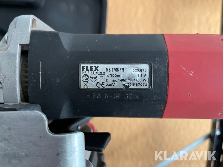 Betongspårfräs Flex MS 1706 FR, Stockholm, Klaravik auktio