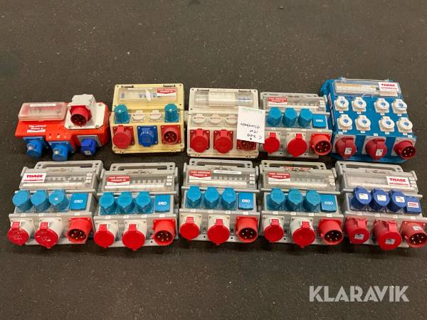 Elcentraler 10st flera märken och modeller