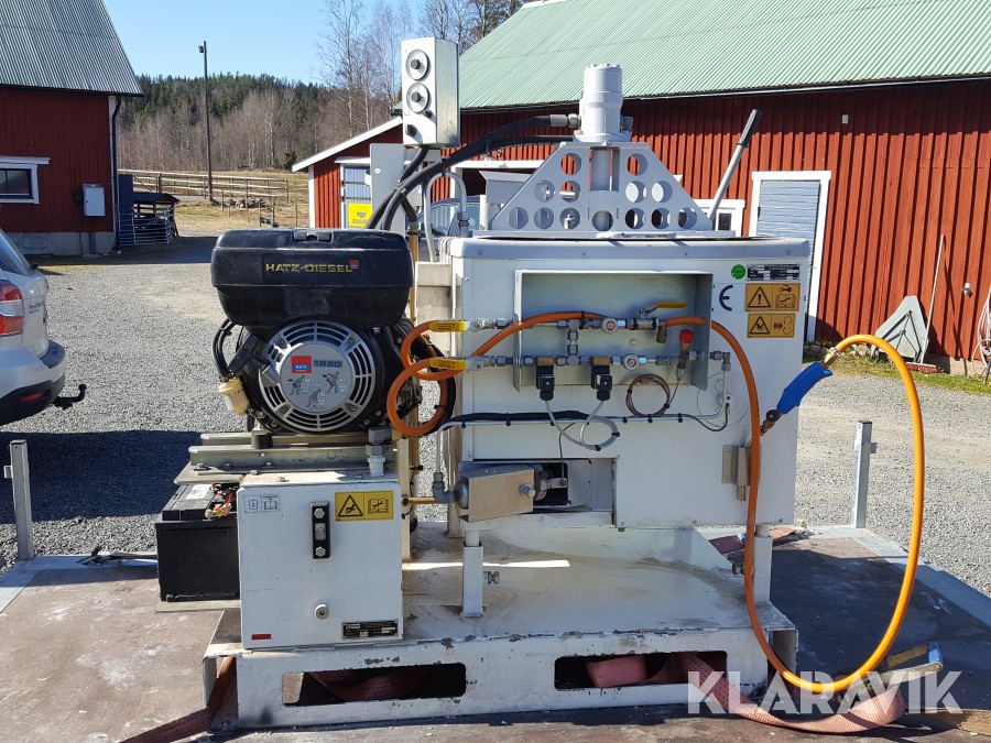 Termoplast smältgryta med kraftpaket (Linjemålning) Hoffman ID100 