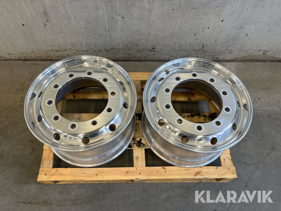 Framfälgar 2 st Alcoa Durabright 22.5