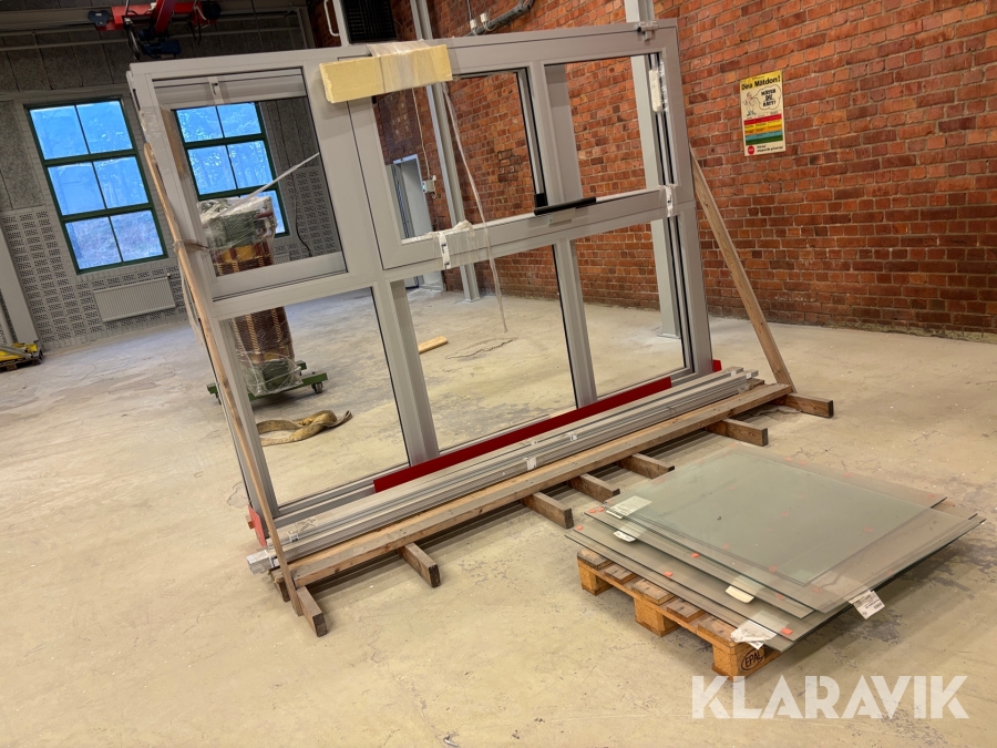 Aluminiumdörr Preconal 2 st