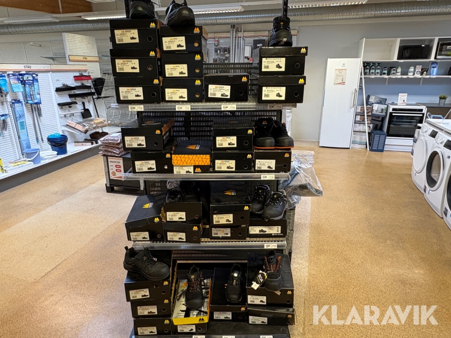 Ställ med skyddskor Monitor