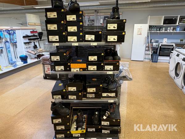 Ställ med skyddskor Monitor