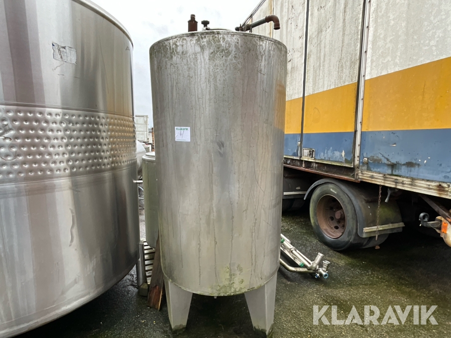 Rostfri tank 1000 liter