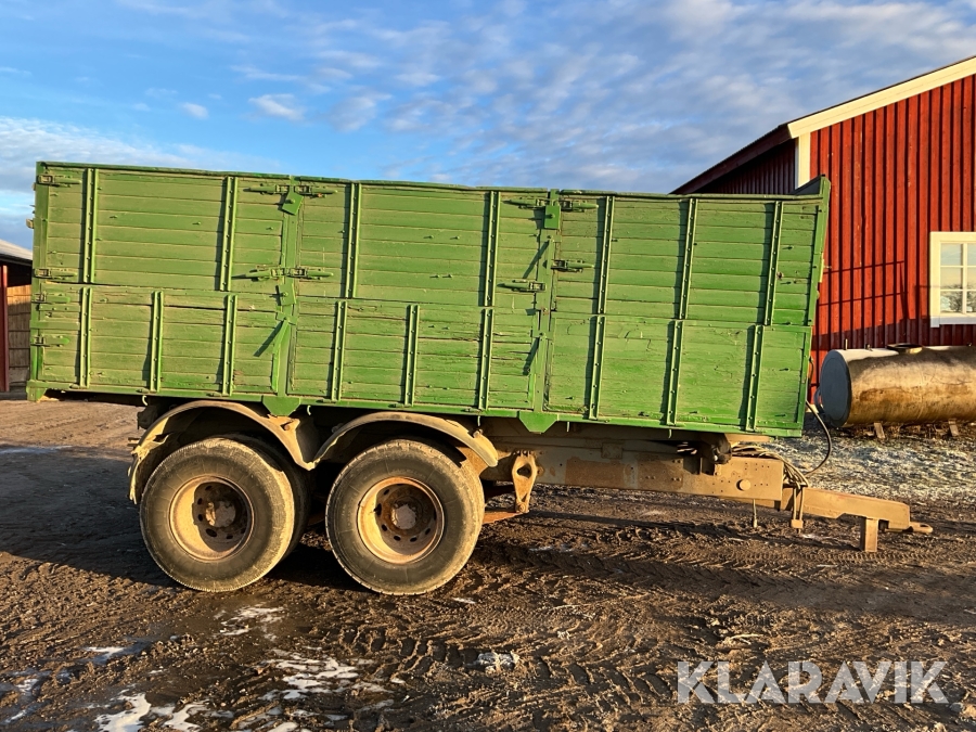 Spannmålskärra 17,5kubik med tipp