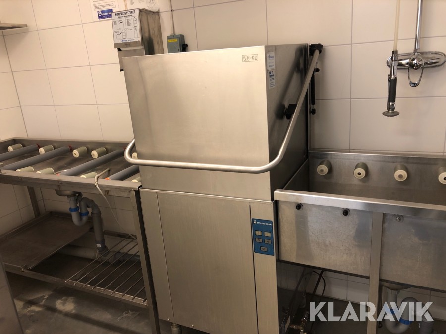Storköksdiskmaskin Wexiödisk WD-6E med rullbord