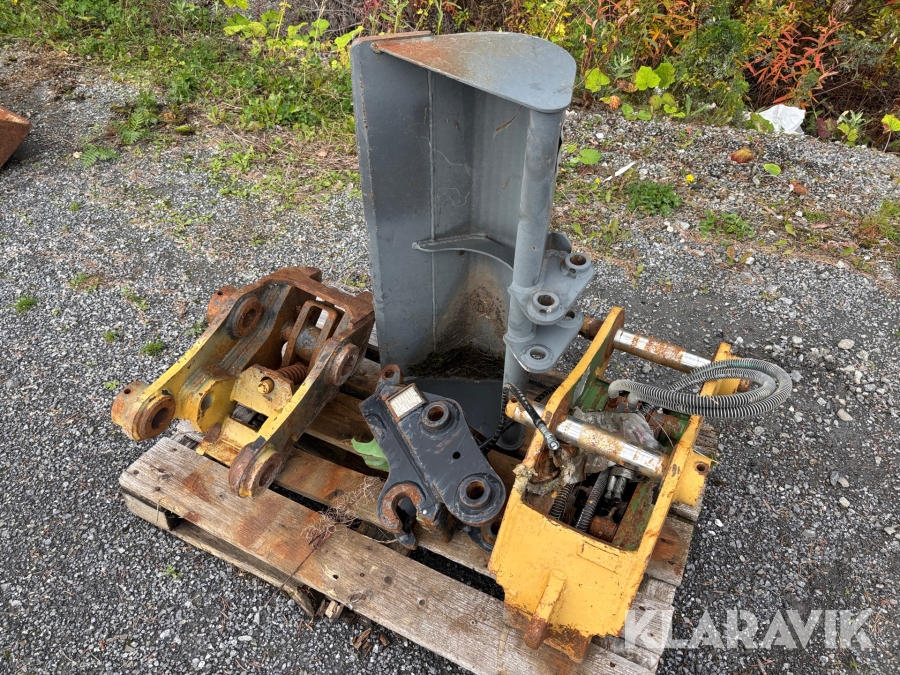 Planeringsskopa Digbits & 3st snabbfästen