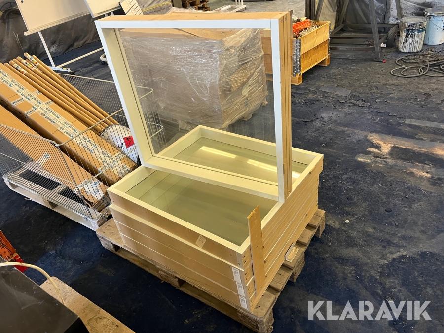 Fönster Moelven 870x780 6mm planglas 5st