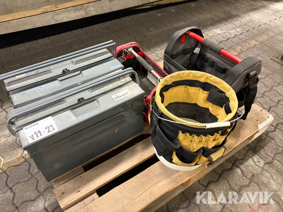 Verktygsväskor Würth, CLC, Gigant, Luna 5 st