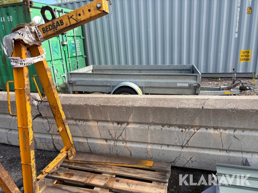 Pallgafflar till kran Bedsab PGH2
