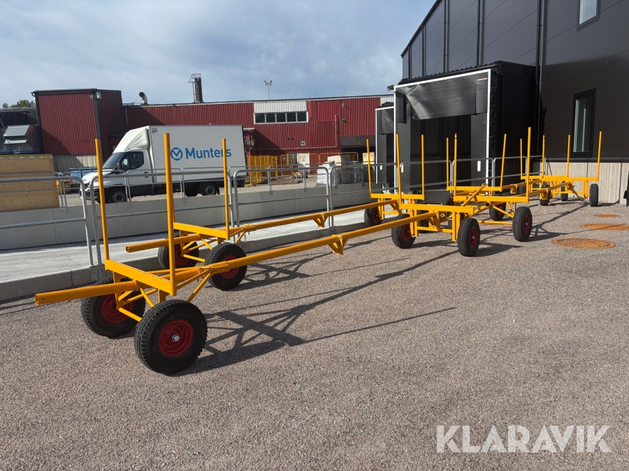 Långgodsvagnar Hörby Bruk 5000 3 st