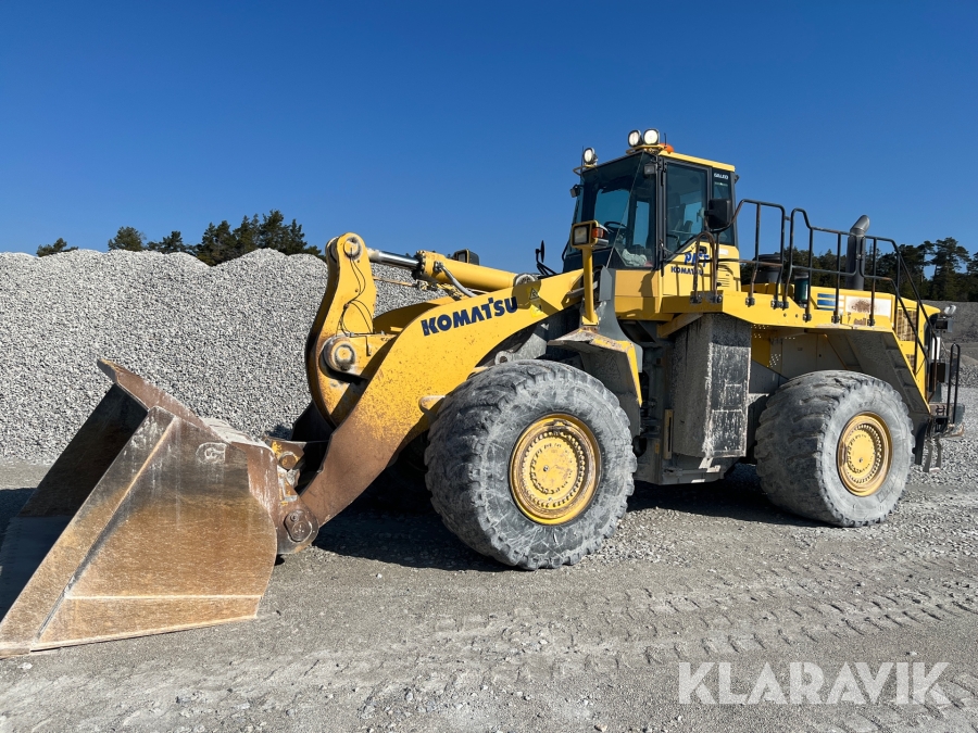 Hjullastare Komatsu Wa 600-6 Galeo med 2 skopor
