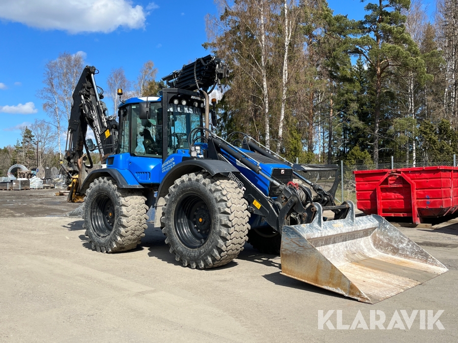 Grävlastare Huddig 1260C med redskap