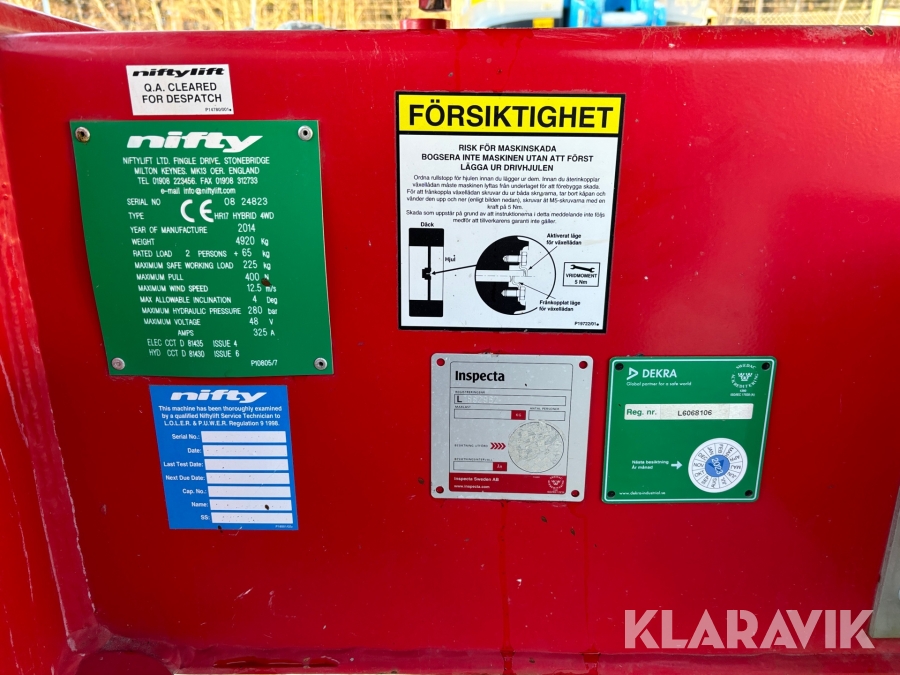 Vikbomlift Nifty HR17 Hybrid