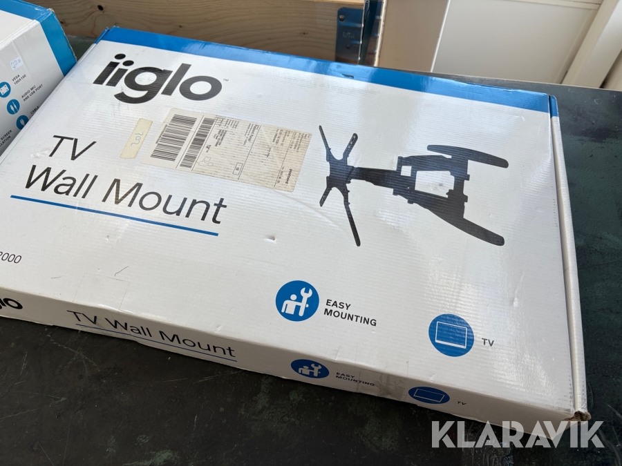 Väggfästen till skärm iiglo 2st