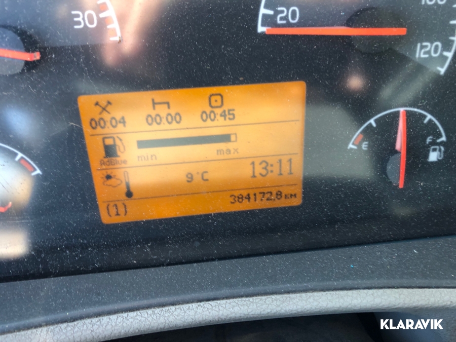 Lastbil Volvo FL-240 4x2 med flak 