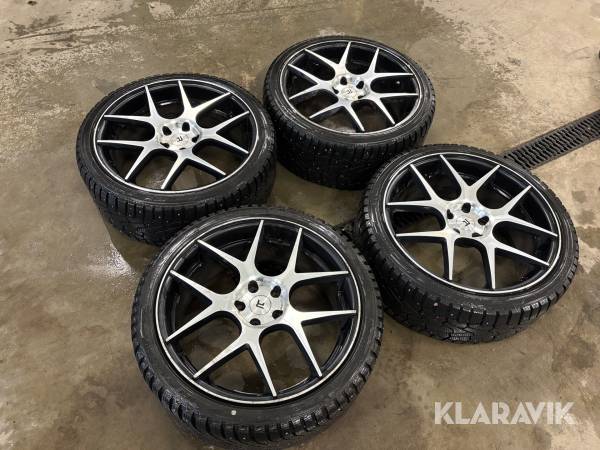 Dubbade Däck och fälg