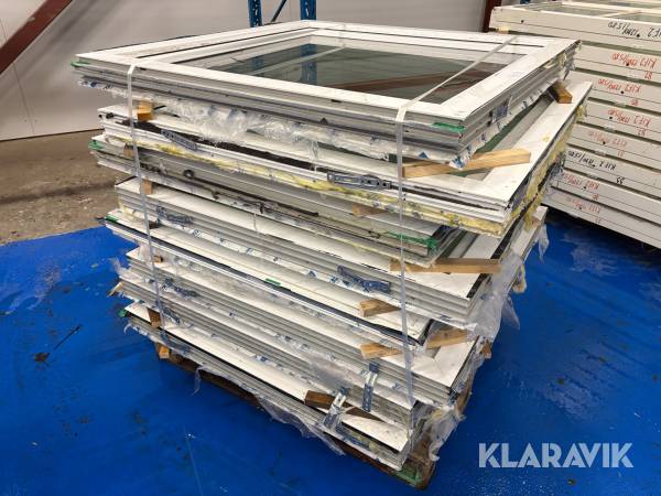 Plastfönster, öppningsbara Salamander 8 st