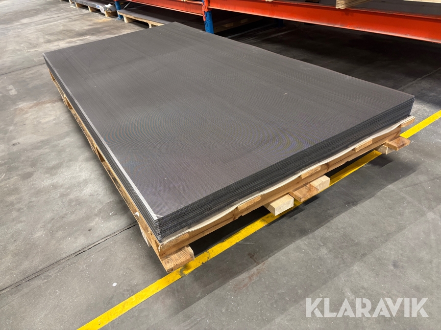 Perforerad Plåt 1,0x2500x1250mm - Totalt 89st