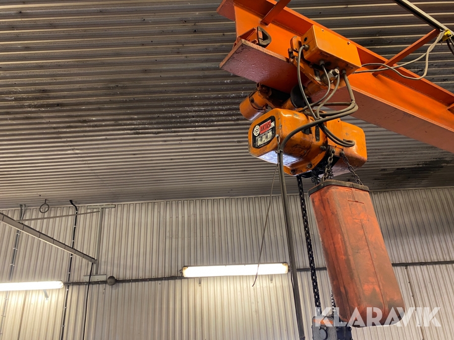 Telfer med åkvagn Hvilans 3BHPFH 3000 kg