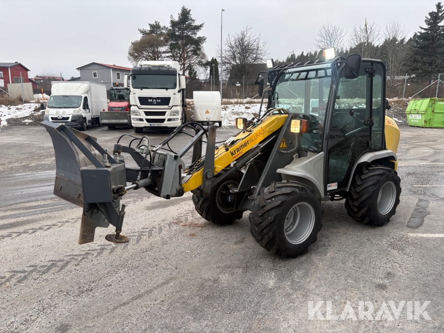 Hjullastare Kramer 350 med redskap