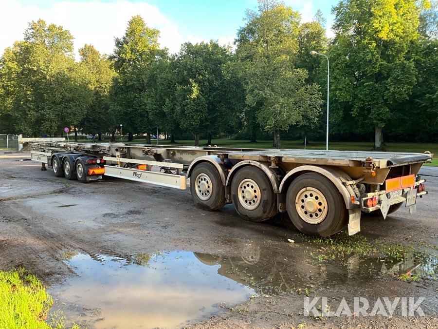 Link Fliegl 3axlig med trailer