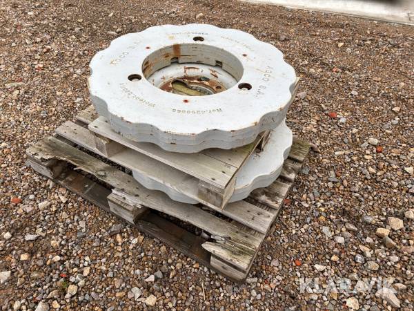 Hjulvikter Agco Ref 4290866 250 kg - 2 st