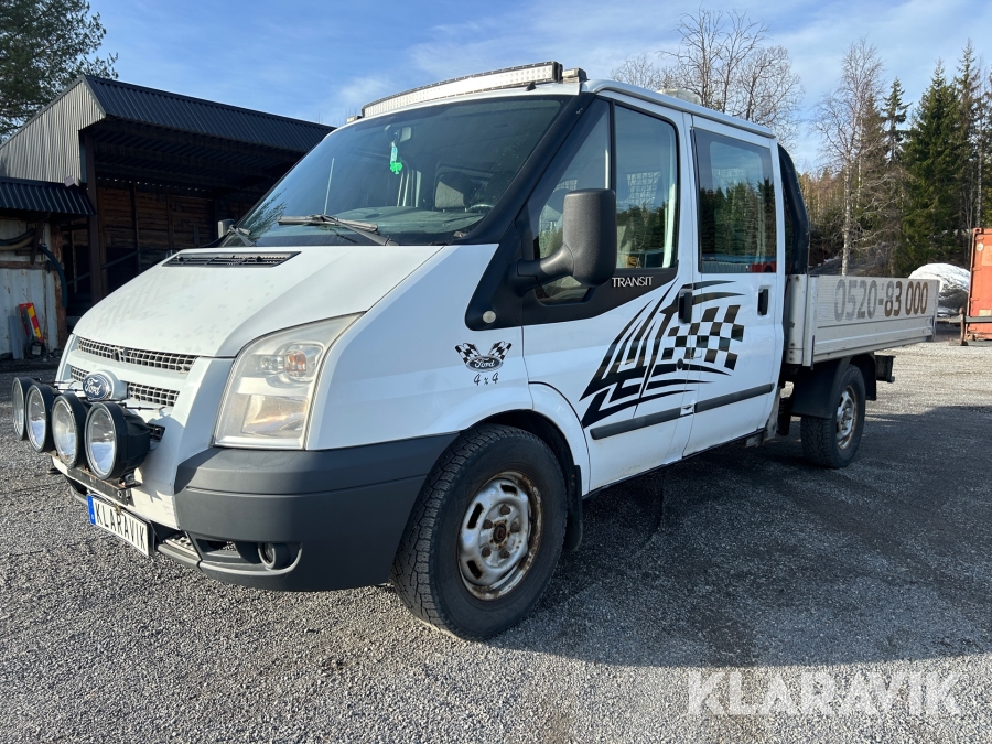 Flakbil Ford Transit AWD Fyrhjulsdrift