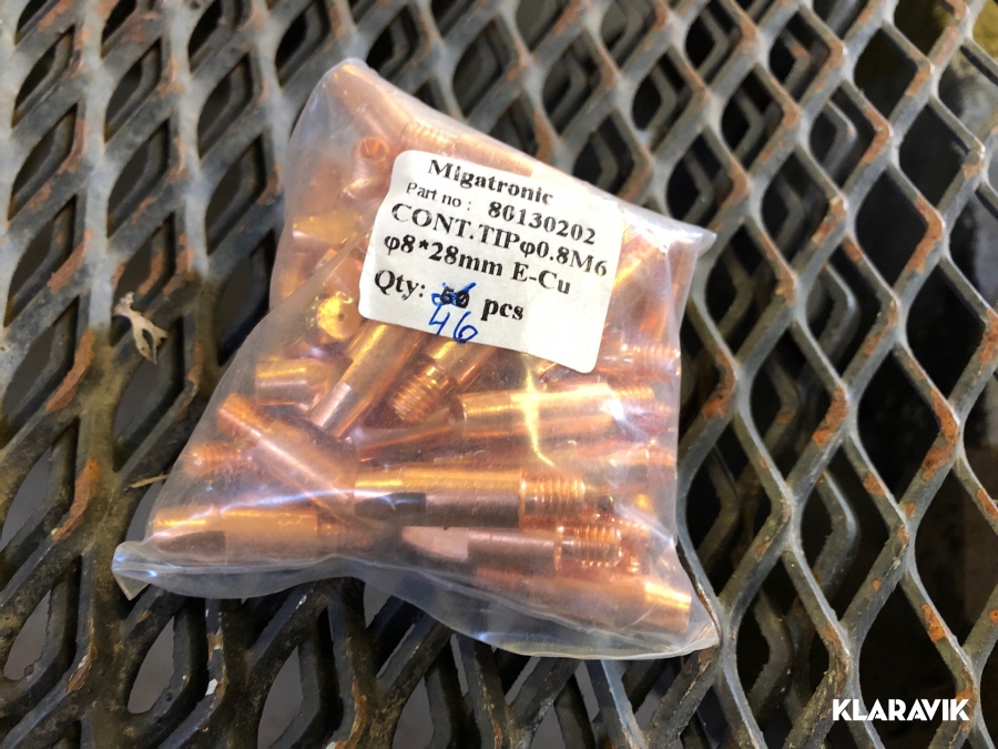 Kontaktmunstycke Migatronic  M6x0,8 