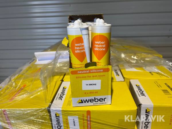 Våtrumssilikon Weber 60st