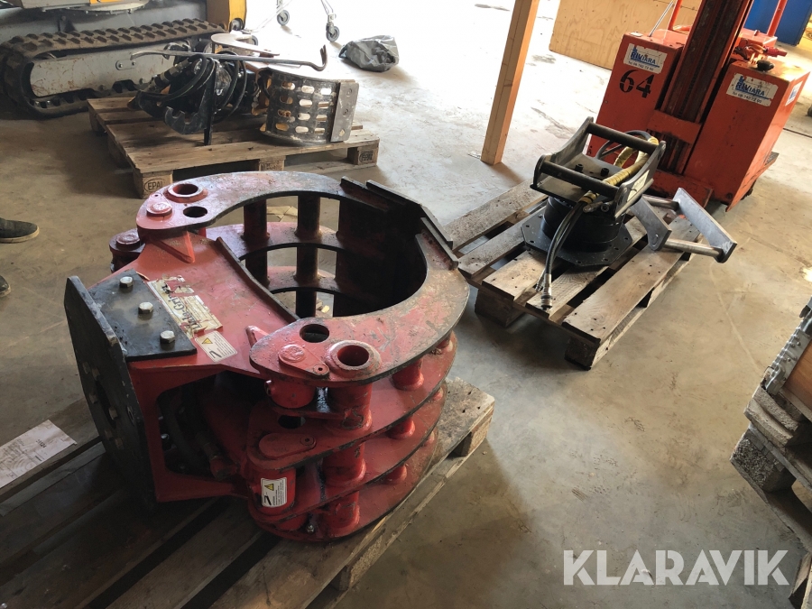 Dalagrip med rotatorfäste Dala gripen DGE 28 Extra S45 fäste