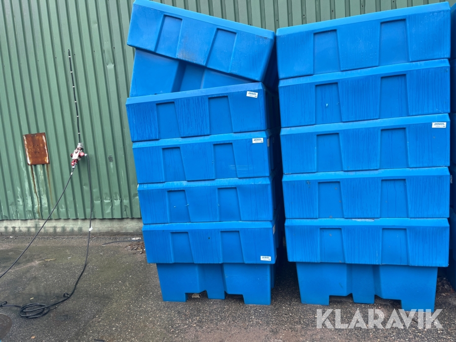 Spilltråg för IBC-tank Denios 10 st