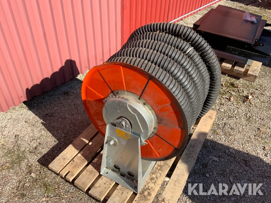 Avgasslangsvinda Nederman 10meter 4tum