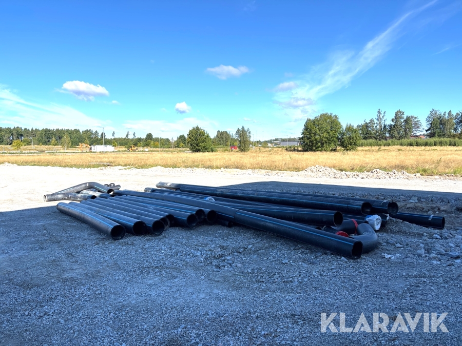 Parti med PEM-rör Pipelife 315 mm ca 180 m