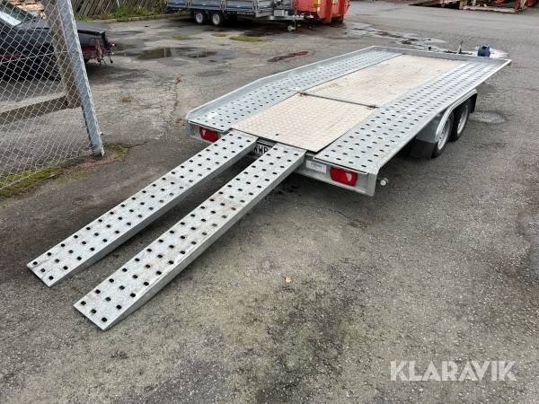 Maskinsläp / biltrailer Neptun N27-420 2 ATB