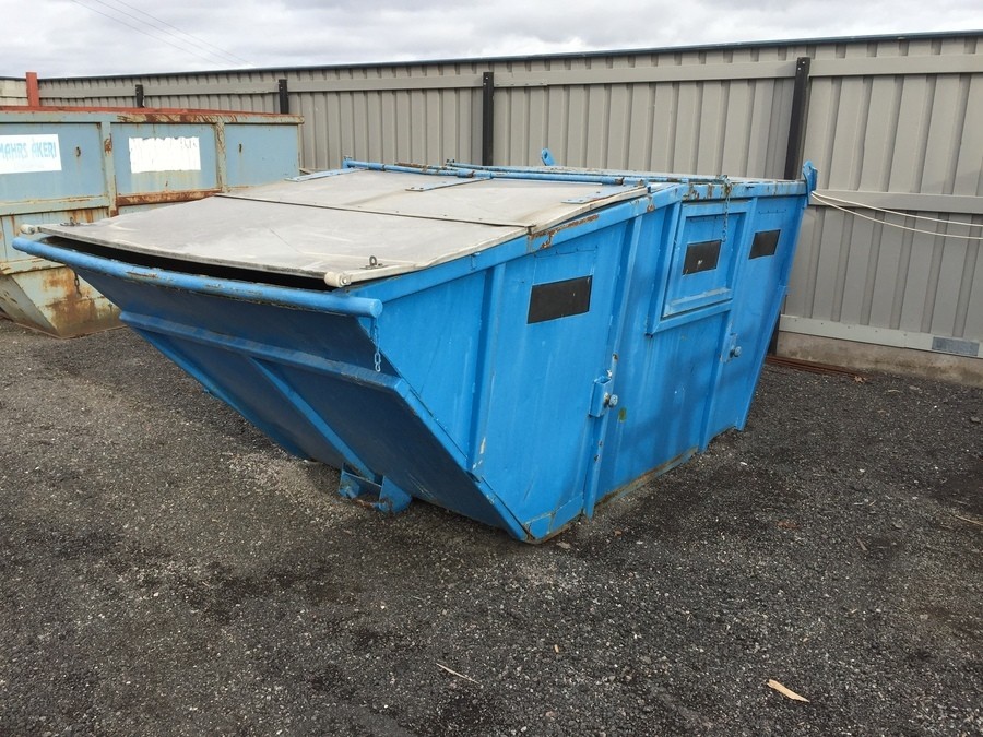 Container med lock (Sopcontainer)