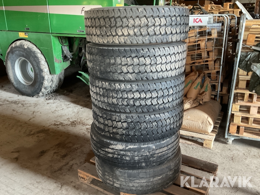 Lastbilsdäck 265/70R/19,5.5 Nordman NTR73 6st