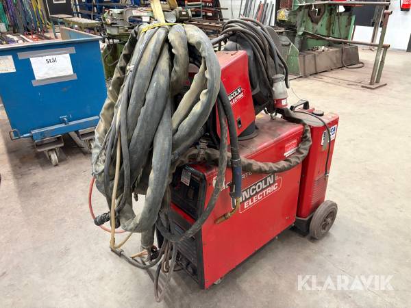 MIG svets Lincoln 425 S Powertec med vätskekylning och extra slangpaket